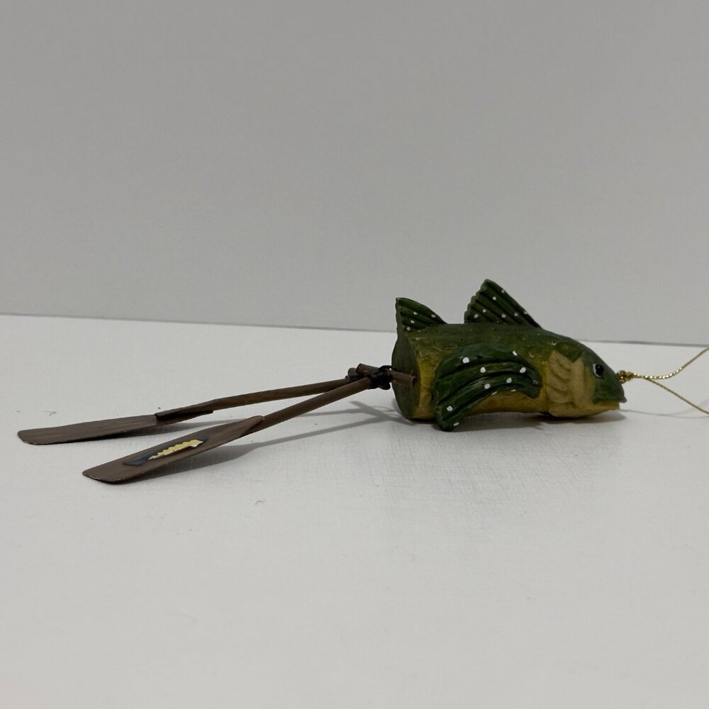 Vintage Fish With Oars Christmas Ornament - Picture 6 of 11